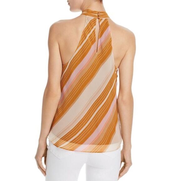 New. JOIE silk stripe halter top. Small. Retails $228 - Picture 3 of 9